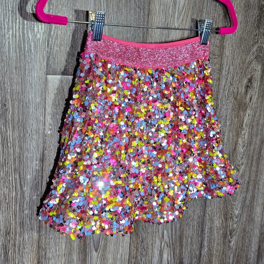 365kids from‎ Garanimals Girls Pink Sequin A-Line Skirt Size 7 Party Sparkle
